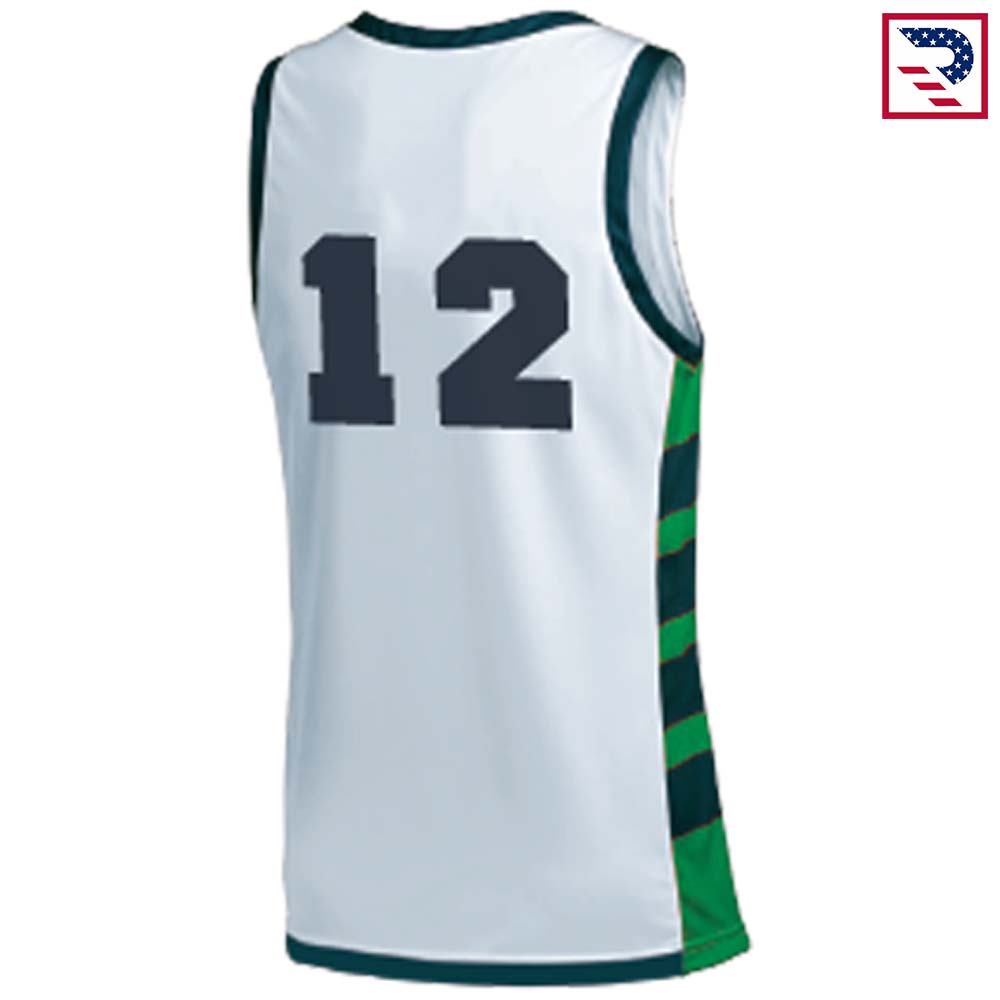 Basketball Uniforms – White/Green - RAJCO USA INC.