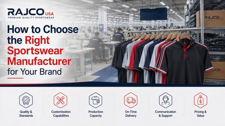 How to Choose the Right Sportswear Manufacturer